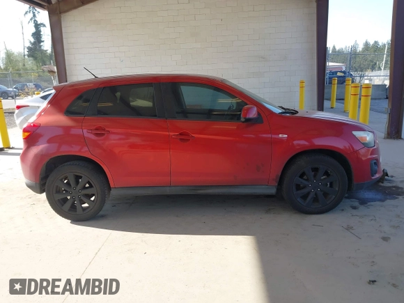 2014 Mitsubishi Outlander Sport ES with VIN 4A4AP3AU4EE004073, listed as a IAAI auction lot 42100709 with 170,788 mi miles. Bid and sale history available at carsss.com. Image 13.