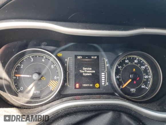 2015 Jeep Cherokee Latitude with VIN 1C4PJLCB6FW627933, listed as a Copart auction lot 50935525 with 135,411 mi miles and Non Repairable. Bid and sale history available at carsss.com. Image 9.