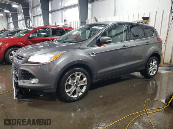 2013 Ford Escape SEL с VIN 1FMCU9H95DUA25494, выставлен на аукционе Copart как лот 57235905 с пробегом 158 743 миль миль и Списание • Salvage title. История ставок и продаж доступна на DreamBid. Изображение 1.