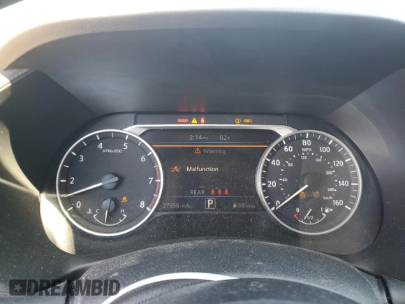 2023 Nissan Sentra SV with VIN 3N1AB8CV8PY268575, listed as a Copart auction lot 50377655 with 27,356 mi miles and Salvage Title. Bid and sale history available at DreamBid. Image 9.