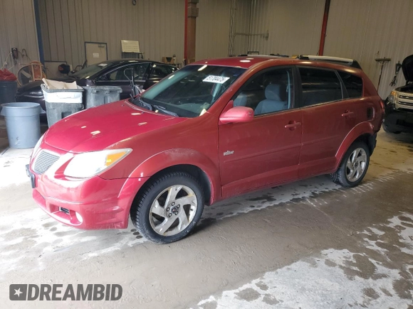 2005 Pontiac Vibe with VIN 5Y2SL63845Z410629, listed as a Copart auction lot 51704475 with 261,027 mi miles and Non Repairable. Bid and sale history available at carsss.com. Image 1.