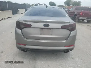 2013 Kia Optima SX with VIN 5XXGR4A62DG116593, listed as a Copart auction lot 59696705 with 120,248 mi miles and Salvage title. Bid and sale history available at DreamBid. Image 6.