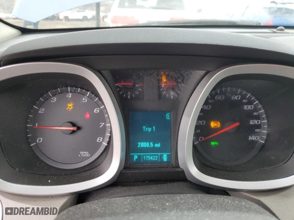 2011 Chevrolet Equinox LT w/2LT with VIN 2CNALPEC3B6292918, listed as a Copart auction lot 45746925 with 175,422 mi miles and Salvage Title. Bid and sale history available at carsss.com. Image 9.
