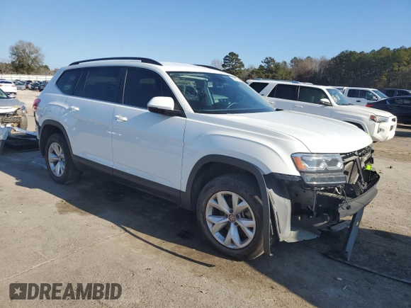 2020 Volkswagen Atlas S with VIN 1V2AP2CA6LC501444, listed as a Copart auction lot 86025704 with 80,795 mi miles and Salvage title. Bid and sale history available at DreamBid. Image 4.