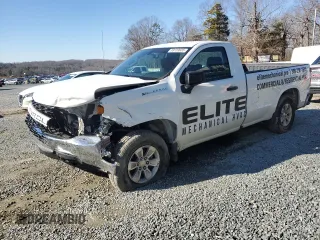 2021 Chevrolet Silverado 1500 Work Truck with VIN 3GCNWAEF7MG270058, listed as a Copart auction lot 89109935 with 65,155 mi miles and Salvage Title. Bid and sale history available at carsss.com. Image 1.