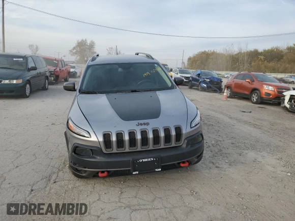 2017 Jeep Cherokee Trailhawk L Plus with VIN 1C4PJMBB9HW536536, listed as a Copart auction lot 78472954 with 89,657 mi miles and Salvage Title. Bid and sale history available at carsss.com. Image 5.