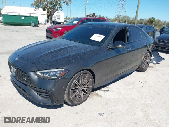2024 Mercedes-Benz C 43 AMG with VIN W1KAF8HB4RR158637, listed as a IAAI auction lot 41586886 with 3,022 mi miles and . Bid and sale history available at DreamBid. Image 21.