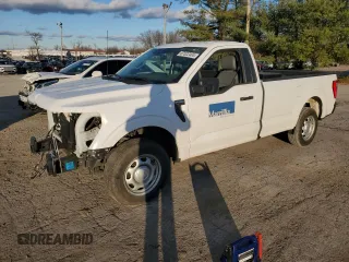 2023 Ford F-150 XL with VIN 1FTMF1C59PKE40505, listed as a Copart auction lot 87022404 with Not Provided miles and Salvage Title. Bid and sale history available at carsss.com. Image 1.