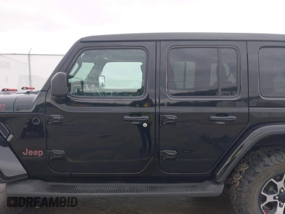 2021 Jeep Wrangler Unlimited Rubicon with VIN 1C4HJXFG8MW775419, listed as a IAAI auction lot 41797178 with 56,166 mi miles. Bid and sale history available at carsss.com. Image 15.