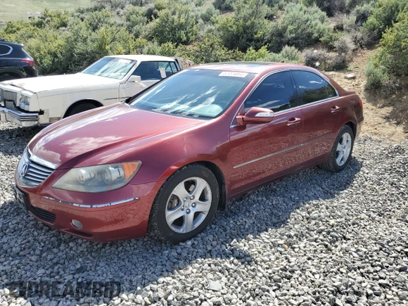 2006 Acura RL with VIN JH4KB16546C000035, listed as a Copart auction lot 57074865 with 206,692 mi miles and Salvage title. Bid and sale history available at DreamBid. Image 1.