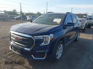2022 GMC Terrain SLE z VIN 3GKALMEV2NL210055, wystawiony jako IAAI lot #42024177 z przebiegiem 62 391 mil mil oraz . Historia ofert i sprzedaży dostępna na DreamBid. Obrazek 6.