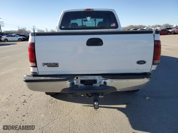 2003 Ford Super Duty F-250 XL with VIN 1FTNW21S43EA91023, listed as a Copart auction lot 45755225 with 247,284 mi miles and Salvage Title. Bid and sale history available at carsss.com. Image 6.
