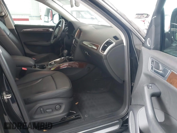 2012 Audi Q5 Premium Plus with VIN WA1DKAFP8CA086124, listed as a IAAI auction lot 42648621 with 96,805 mi miles and . Bid and sale history available at DreamBid. Image 5.