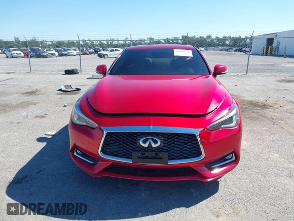 2018 Infiniti Q60 RED SPORT 400 with VIN JN1FV7EL4JM630513, listed as a IAAI auction lot 40411948 with 59,373 mi miles. Bid and sale history available at carsss.com. Image 13.