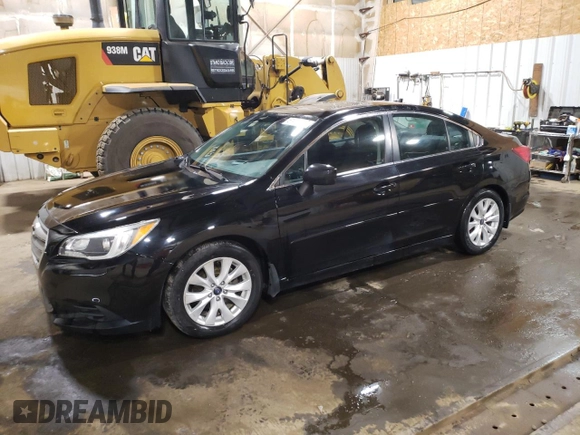 2017 Subaru Legacy Premium with VIN 4S3BNAD68H3027908, listed as a Copart auction lot 61406595 with 57,859 mi miles and Salvage title. Bid and sale history available at DreamBid. Image 1.
