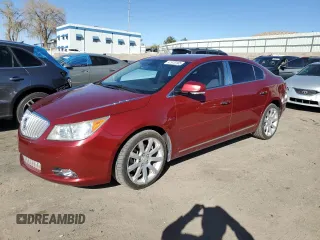 2010 Buick LaCrosse CXS with VIN 1G4GE5GV3AF180180, listed as a Copart auction lot 47970165 with 104,088 mi miles and Salvage title. Bid and sale history available at DreamBid. Image 1.