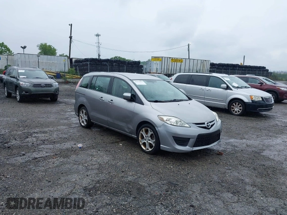 2010 Mazda 5 Sport with VIN JM1CR2WL9A0375192, listed as a IAAI auction lot 42621634 with 130,076 mi miles and . Bid and sale history available at DreamBid. Image 1.