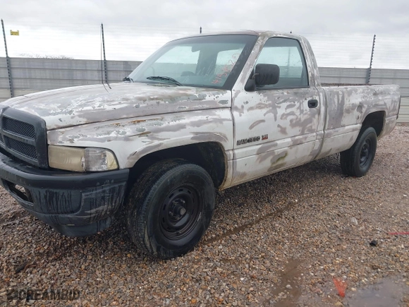 1996 Dodge Ram 1500 Work Special with VIN 1B7HC16X8TS611634, listed as a IAAI auction lot 41585210 with 311,707 mi miles. Bid and sale history available at carsss.com. Image 2.