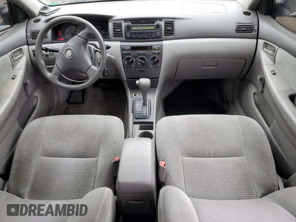 2007 Toyota Corolla CE with VIN 2T1BR32E77C843881, listed as a Copart auction lot 60145845 with 224,768 mi miles and Salvage title. Bid and sale history available at DreamBid. Image 8.
