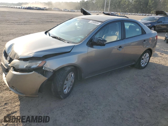 2010 Kia Forte EX with VIN KNAFU4A22A5055282, listed as a Copart auction lot 72369604 with Not Provided miles and Salvage Title. Bid and sale history available at carsss.com. Image 1.