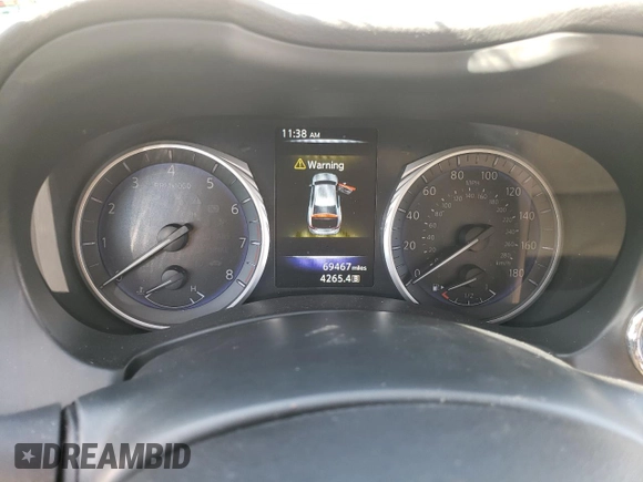 2017 Infiniti Q50 2.0t Sport with VIN JN1CV7AR3HM682433, listed as a Copart auction lot 74584124 with 69,467 mi miles and Salvage Title. Bid and sale history available at carsss.com. Image 9.