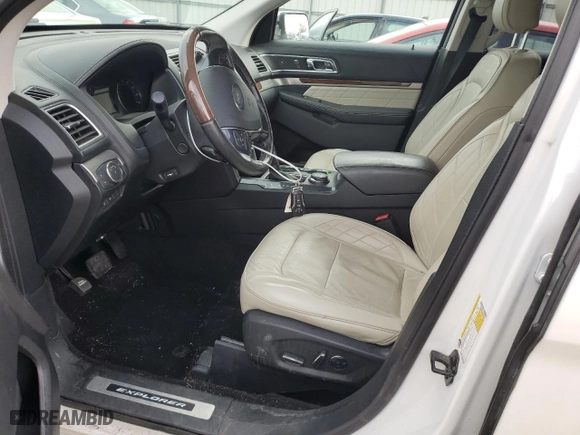 2017 Ford Explorer Platinum with VIN 1FM5K8HT5HGA00782, listed as a Copart auction lot 46966625 with 154,738 mi miles and Clean Title. Bid and sale history available at carsss.com. Image 7.