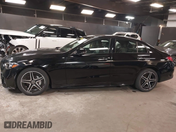 2024 Mercedes-Benz C 300 with VIN W1KAF4HB5RR163791, listed as a IAAI auction lot 41877745 with 7,631 mi miles and . Bid and sale history available at DreamBid. Image 14.