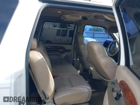 2001 Ford Excursion Limited с VIN 1FMNU42L91EC54752, выставлен на аукционе IAAI как лот 42490476 с пробегом 180 533 миль миль и . История ставок и продаж доступна на DreamBid. Изображение 8.