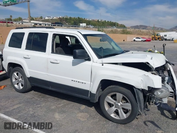 2017 Jeep Patriot Latitude with VIN 1C4NJPFB2HD184608, listed as a IAAI auction lot 41765263 with 145,194 mi miles and . Bid and sale history available at DreamBid. Image 1.