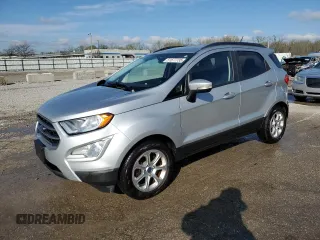 2019 Ford EcoSport SE z VIN MAJ3S2GE2KC277311, wystawiony jako Copart lot #51577735 z przebiegiem 78 510 mil mil oraz Szkody całkowita. Historia ofert i sprzedaży dostępna na DreamBid. Obrazek 1.