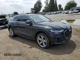 2019 Audi Q8 Premium z VIN WA1AVAF19KD010561, wystawiony jako Copart lot #56709255 z przebiegiem 29 006 mil mil oraz Szkody całkowita. Historia ofert i sprzedaży dostępna na DreamBid. Obrazek 4.