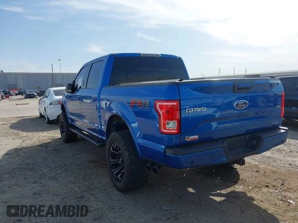 2015 Ford F-150 XLT with VIN 1FTEW1EF8FKD15133, listed as a IAAI auction lot 41763935 with 139,721 mi miles. Bid and sale history available at carsss.com. Image 3.