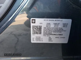 2021 Cadillac XT6 Premium Luxury with VIN 1GYKPDRS0MZ179863, listed as a Copart auction lot 62487704 with 0 mi miles and Salvage Title. Bid and sale history available at carsss.com. Image 14.