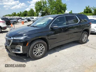 2023 Chevrolet Traverse LT Cloth with VIN 1GNEVGKW0PJ195997, listed as a Copart auction lot 62085105 with 53,006 mi miles and Clean title. Bid and sale history available at DreamBid. Image 1.