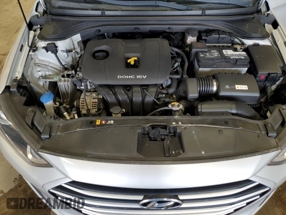 2018 Hyundai Elantra SEL with VIN 5NPD84LF8JH249832, listed as a Copart auction lot 53892665 with 38,809 mi miles and Salvage Title. Bid and sale history available at DreamBid. Image 11.
