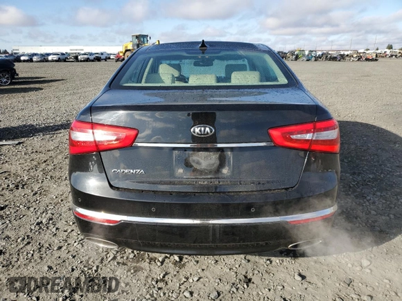 2016 Kia Cadenza Premium with VIN KNALN4D70G5201159, listed as a Copart auction lot 77439264 with 109,934 mi miles and Salvage Title. Bid and sale history available at carsss.com. Image 6.