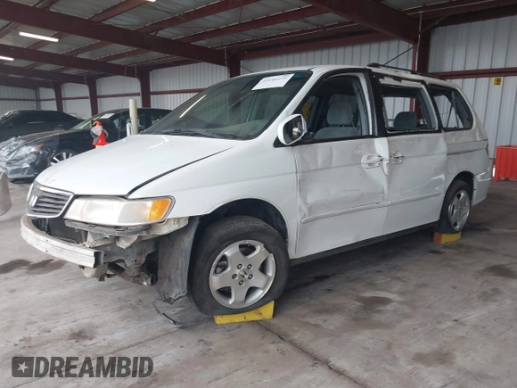 2000 Honda Odyssey EX with VIN 2HKRL187XYH622531, listed as a IAAI auction lot 41141272 with 225,668 mi miles and . Bid and sale history available at DreamBid. Image 2.