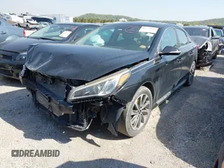 2016 Hyundai Sonata Sport with VIN 5NPE34AF3GH315671, listed as a IAAI auction lot 41729655 with 145,556 mi miles and . Bid and sale history available at DreamBid. Image 2.
