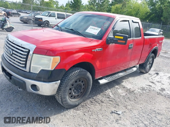 2010 Ford F-150 XL with VIN 1FTEX1E8XAFB25494, listed as a IAAI auction lot 42048597 with 245,054 mi miles. Bid and sale history available at carsss.com. Image 17.
