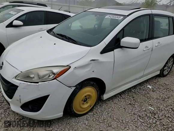 2012 Mazda 5 Touring with VIN JM1CW2CL2C0113997, listed as a Copart auction lot 54355345 with 126,267 mi miles and Salvage Title. Bid and sale history available at DreamBid. Image 13.