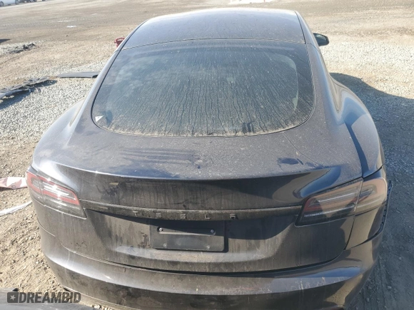 2024 Tesla Model S with VIN 5YJSA1E57RF545269, listed as a Copart auction lot 87419784 with 0 mi miles and Salvage Title. Bid and sale history available at carsss.com. Image 6.