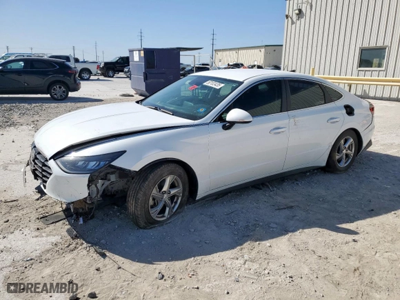 2022 Hyundai Sonata SE with VIN 5NPEG4JA2NH138276, listed as a Copart auction lot 50102435 with 91,428 mi miles and Salvage Title. Bid and sale history available at carsss.com. Image 1.
