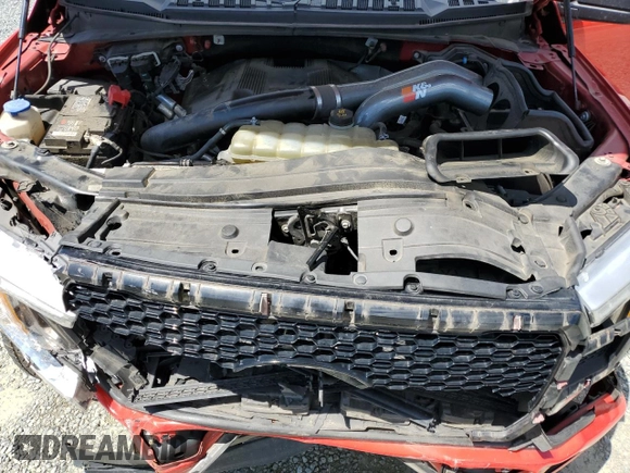 2019 Ford F-150 XL with VIN 1FTEW1E43KKE28982, listed as a Copart auction lot 58302285 with 101,707 mi miles and Salvage title. Bid and sale history available at DreamBid. Image 11.