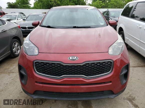 2017 Kia Sportage LX with VIN KNDPM3AC3H7114946, listed as a Copart auction lot 54172264 with 114,887 mi miles and Salvage Title. Bid and sale history available at carsss.com. Image 5.