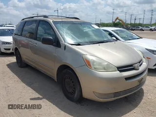 2004 Toyota Sienna CE with VIN 5TDZA23C24S087828, listed as a IAAI auction lot 42232264 with 238,396 mi miles and . Bid and sale history available at DreamBid. Image 1.
