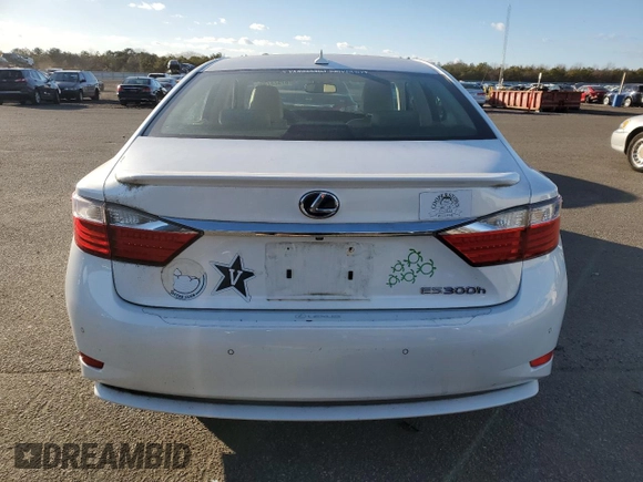 2013 Lexus ES 300h with VIN JTHBW1GG8D2036379, listed as a Copart auction lot 87573735 with 134,000 mi miles and Non repairable. Bid and sale history available at DreamBid. Image 6.