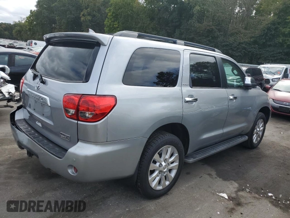 2012 Toyota Sequoia Platinum with VIN 5TDDY5G12CS057551, listed as a Copart auction lot 72858524 with 64,398 mi miles and Salvage Title. Bid and sale history available at carsss.com. Image 3.