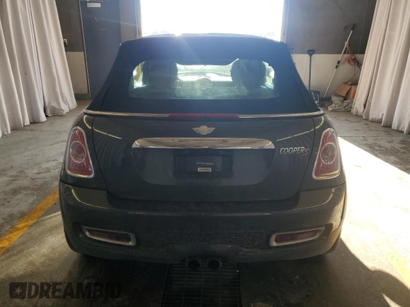 2012 MINI Convertible S with VIN WMWZP3C53CT250070, listed as a Copart auction lot 46649525 with 80,392 mi miles and Salvage Title. Bid and sale history available at DreamBid. Image 6.