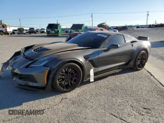 2017 Chevrolet Corvette Z06 2LZ with VIN 1G1YS2D64H5606898, listed as a Copart auction lot 42851965 with 22,327 mi miles and Salvage Title. Bid and sale history available at carsss.com. Image 1.