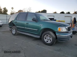 2000 Ford Expedition XLT with VIN 1FMRU1666YLA59489, listed as a Copart auction lot 42257505 with Not Provided miles and Salvage Title. Bid and sale history available at DreamBid. Image 4.